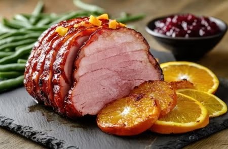 Tender ao molho de laranja e mel